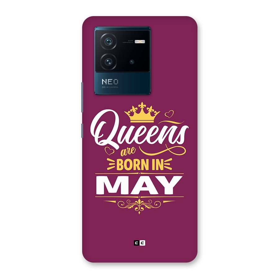 May Born Queens Back Case for Vivo iQOO Neo 6 5G
