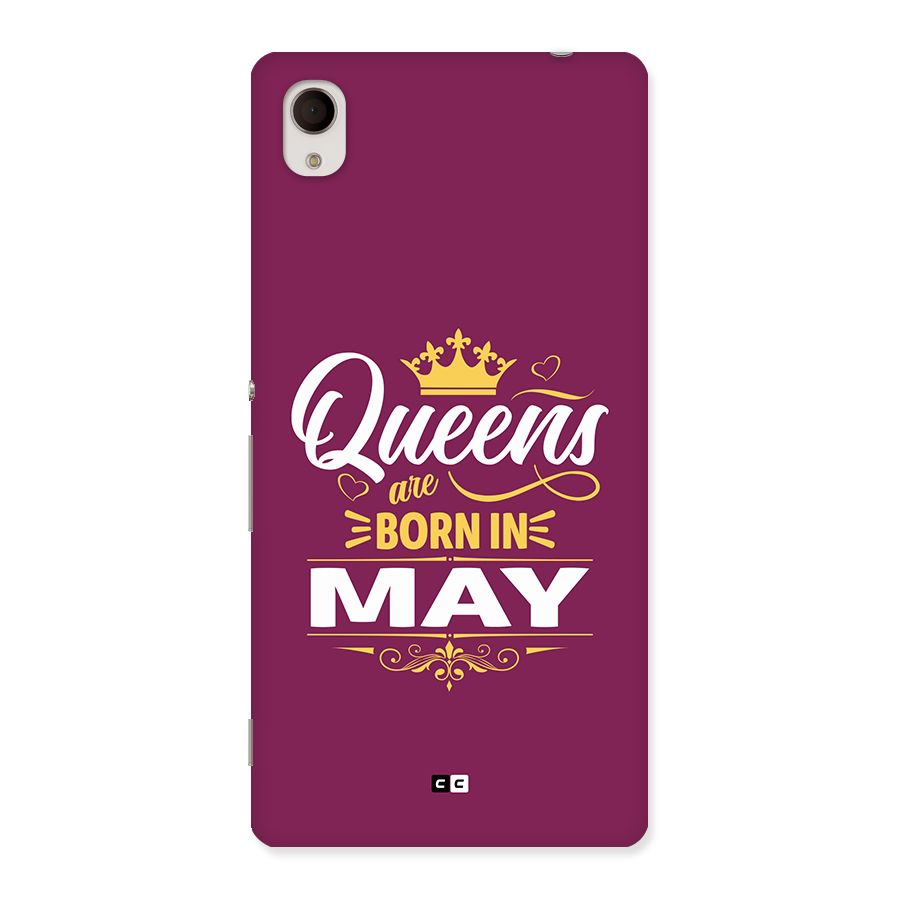 May Born Queens Back Case for Xperia M4