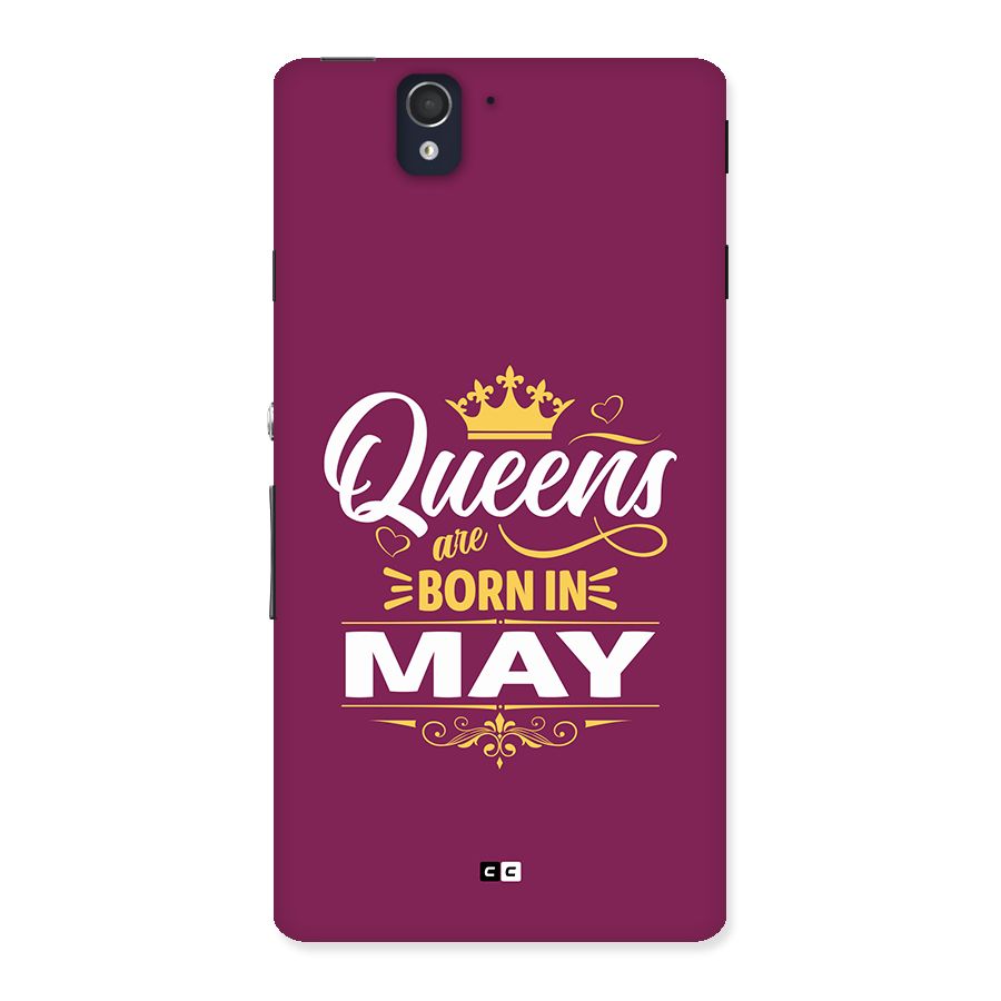 May Born Queens Back Case for Xperia Z
