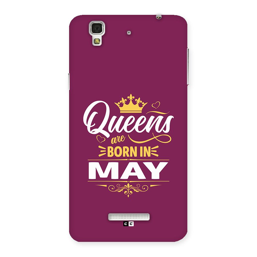 May Born Queens Back Case for Yureka