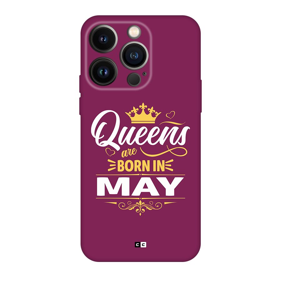 May Born Queens Back Case for iPhone 14 Pro