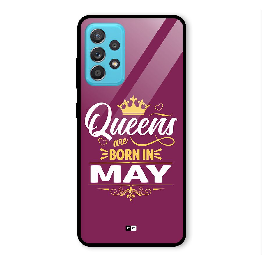 May Born Queens Glass Back Case for Galaxy A52s 5G