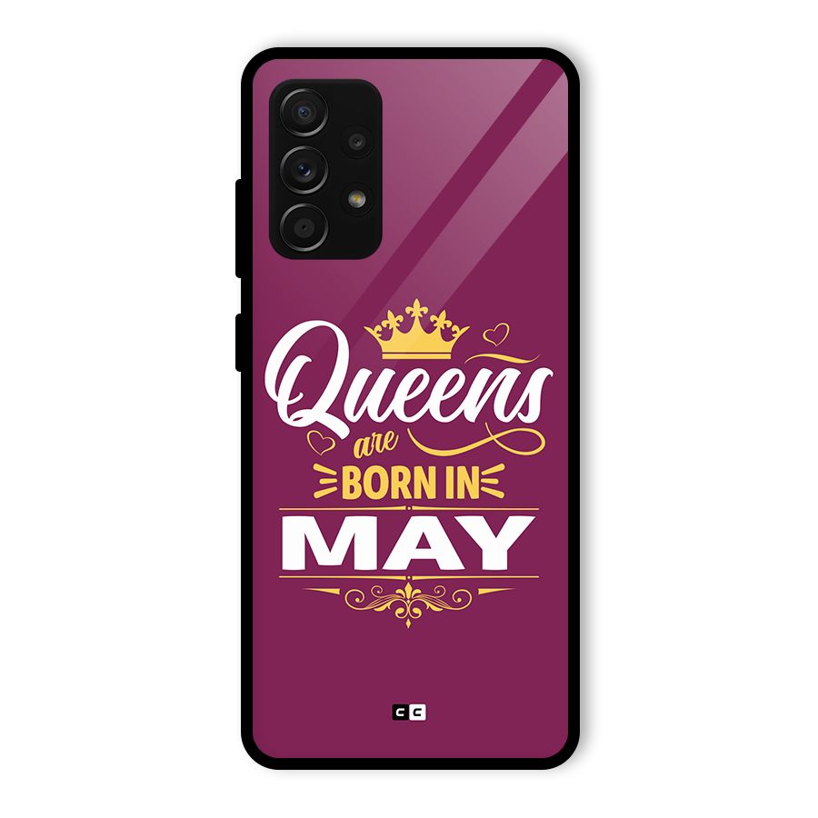 May Born Queens Glass Back Case for Galaxy A53 5G