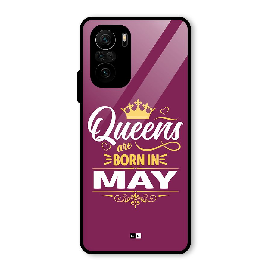 May Born Queens Glass Back Case for Mi 11X Pro