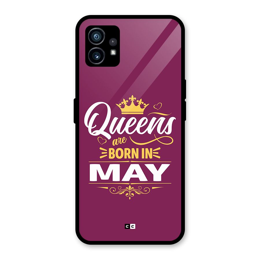 May Born Queens Glass Back Case for Nothing Phone 1