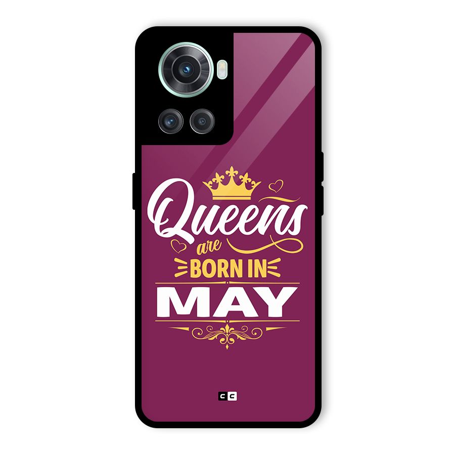May Born Queens Glass Back Case for OnePlus 10R