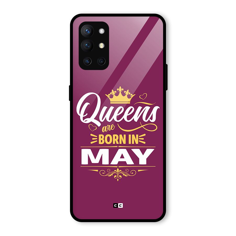 May Born Queens Glass Back Case for OnePlus 9R