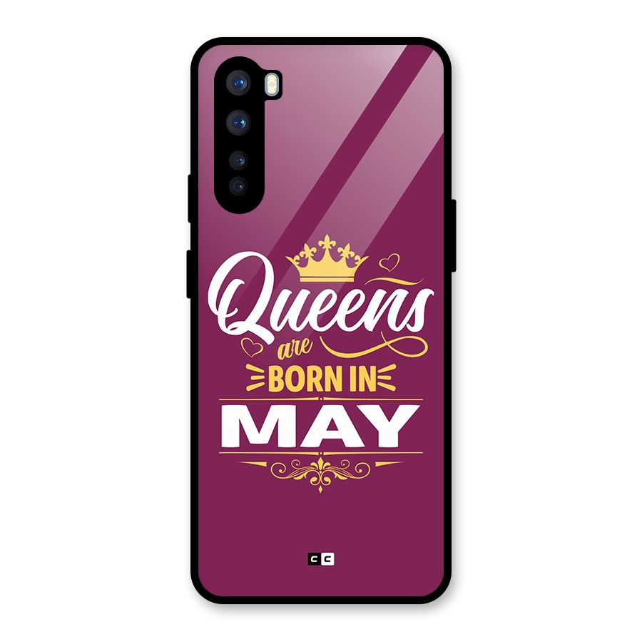 May Born Queens Glass Back Case for OnePlus Nord