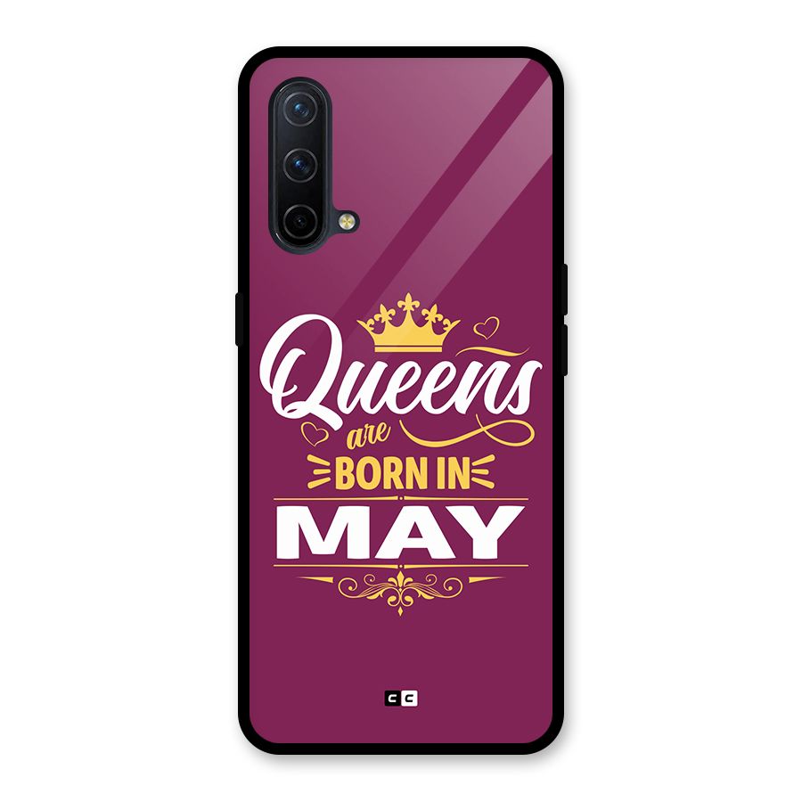 May Born Queens Glass Back Case for OnePlus Nord CE 5G