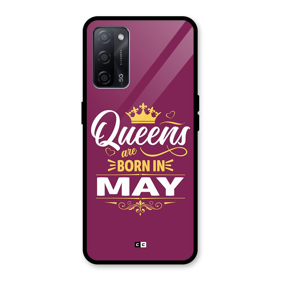 May Born Queens Glass Back Case for Oppo A53s 5G