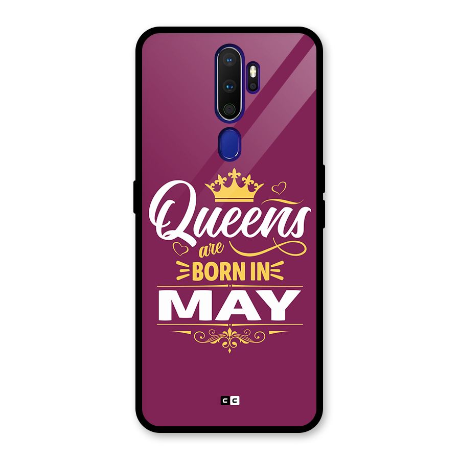 May Born Queens Glass Back Case for Oppo A9 (2020)