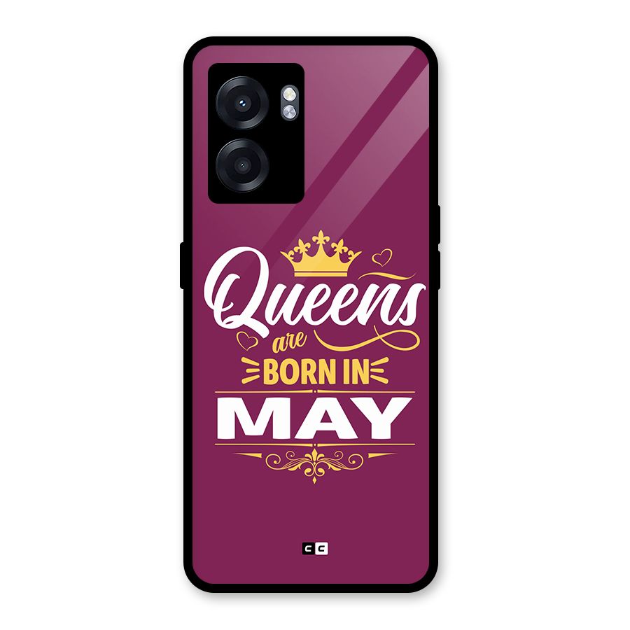 May Born Queens Glass Back Case for Oppo K10 (5G)