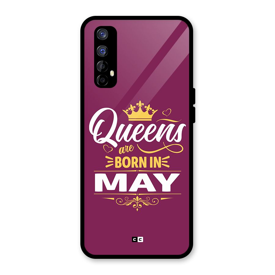 May Born Queens Glass Back Case for Realme 7