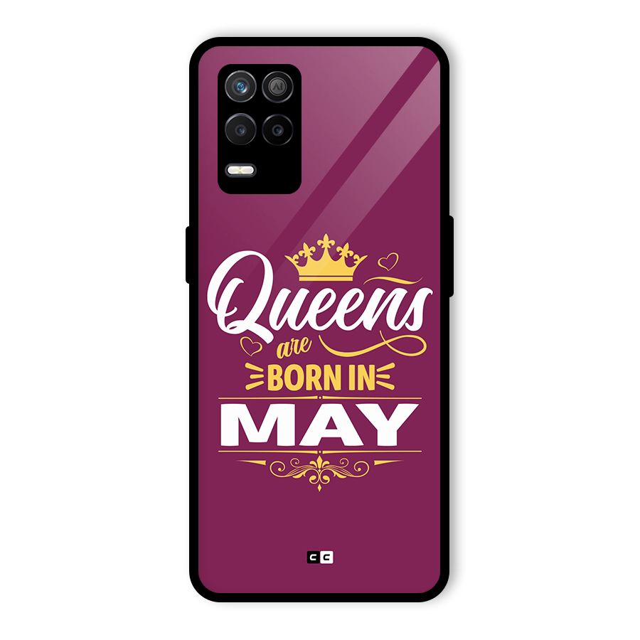 May Born Queens Glass Back Case for Realme 9 5G