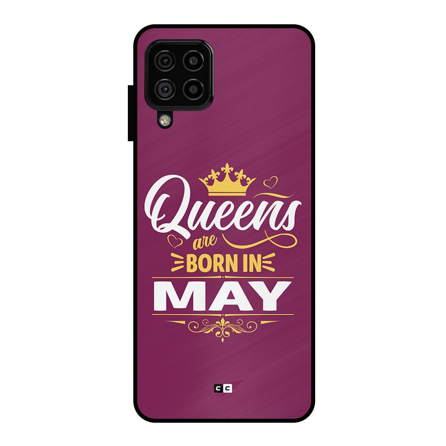 May Born Queens Metal Back Case for Galaxy A22 4G