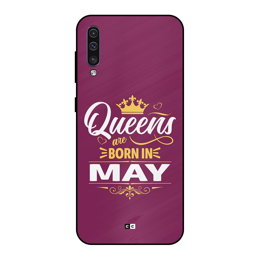 May Born Queens Metal Back Case for Galaxy A50s
