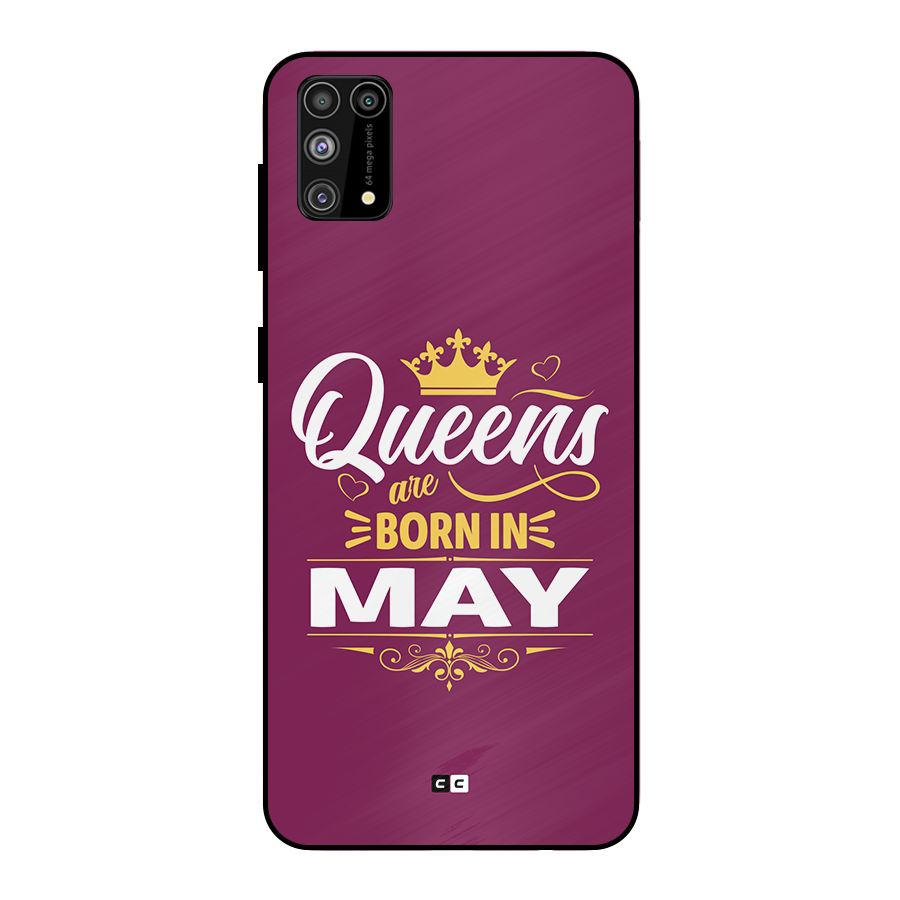May Born Queens Metal Back Case for Galaxy F41