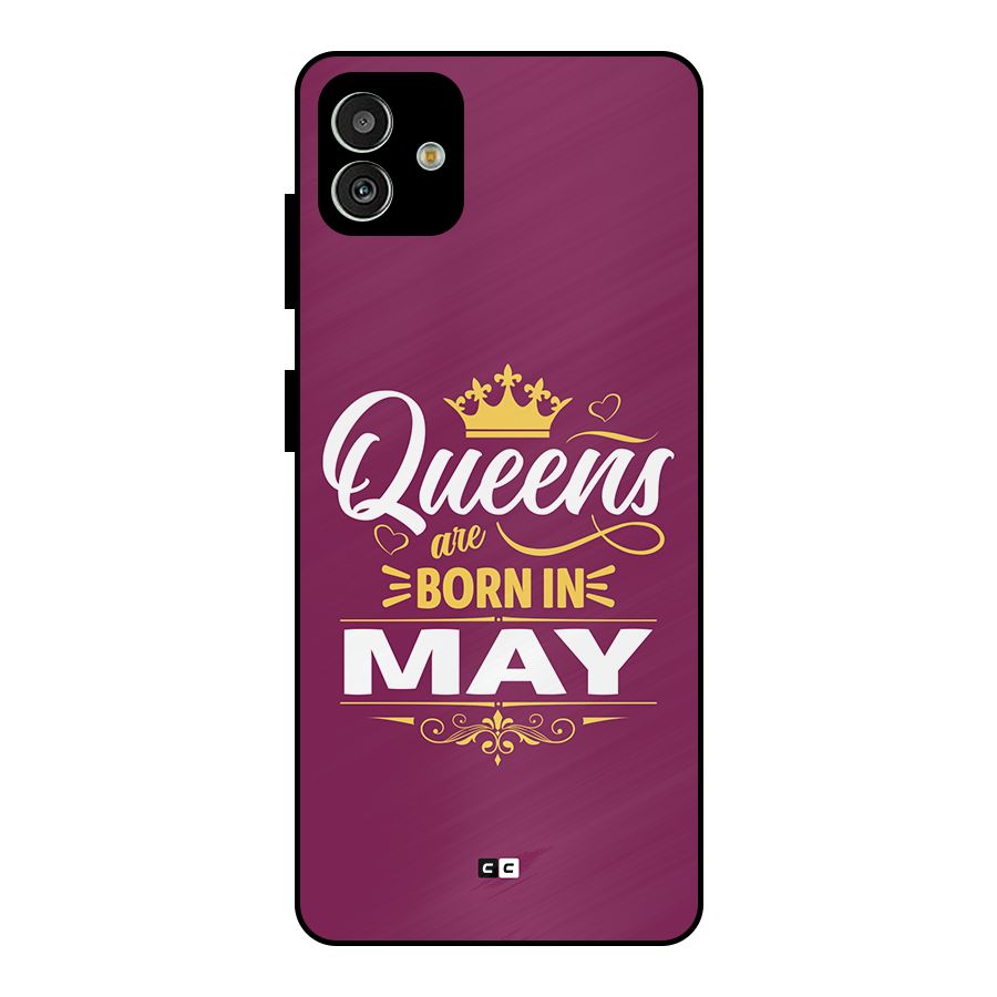 May Born Queens Metal Back Case for Galaxy M13 5G