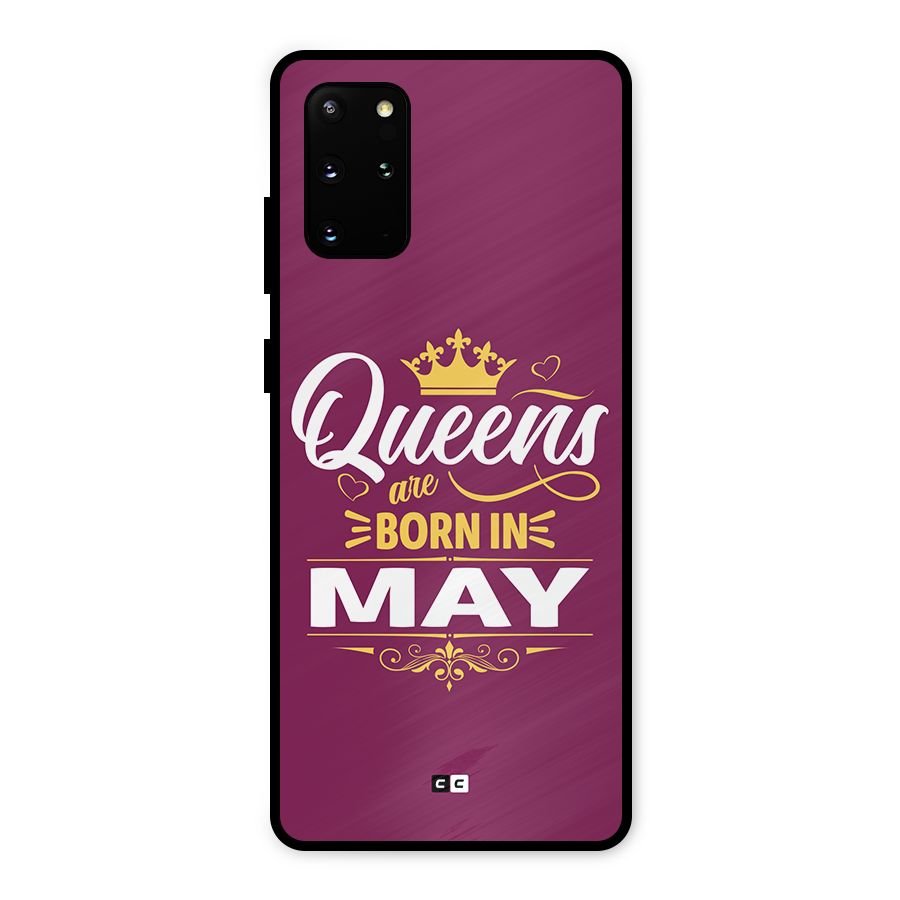 May Born Queens Metal Back Case for Galaxy S20 Plus