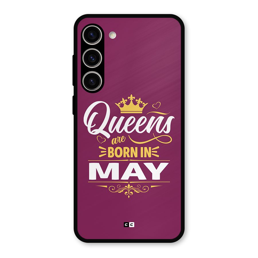 May Born Queens Metal Back Case for Galaxy S23 Plus