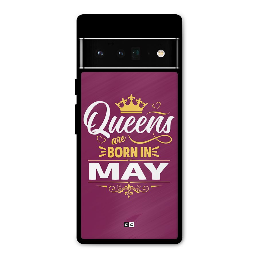 May Born Queens Metal Back Case for Google Pixel 6 Pro