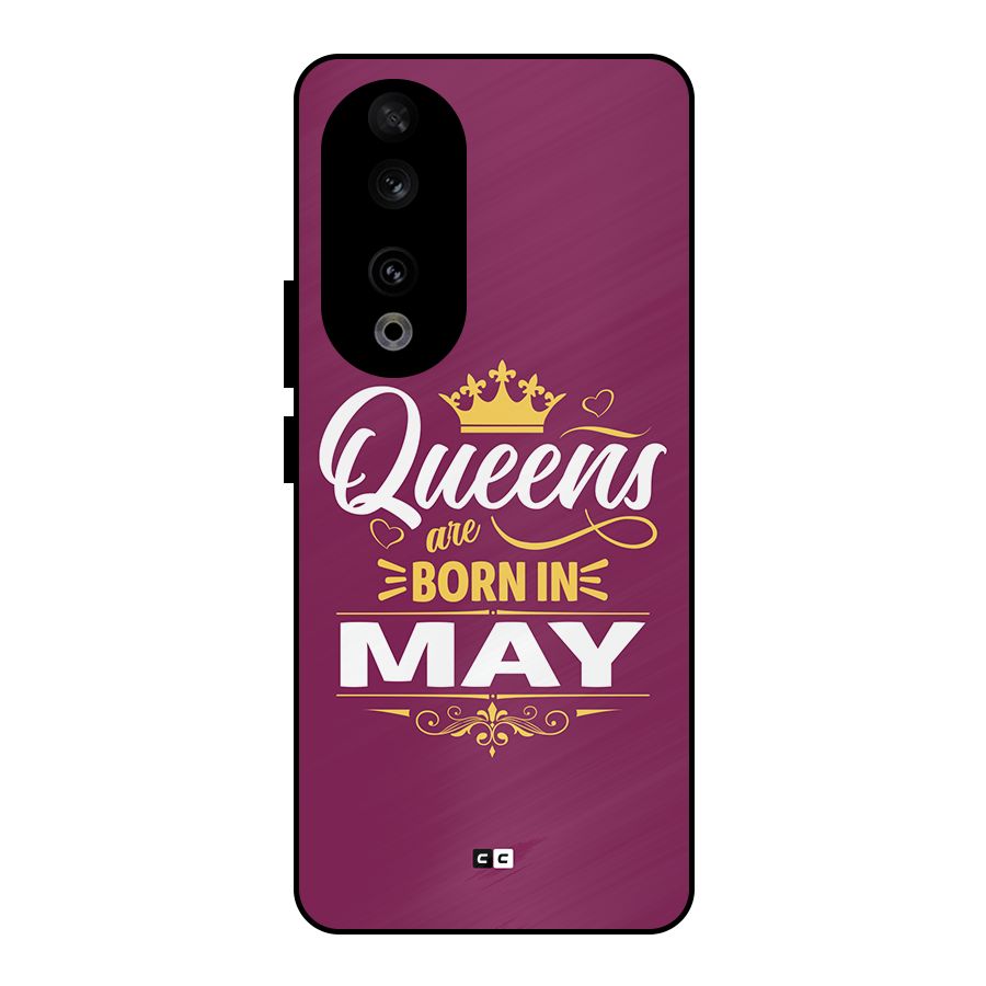 May Born Queens Metal Back Case for Honor 90