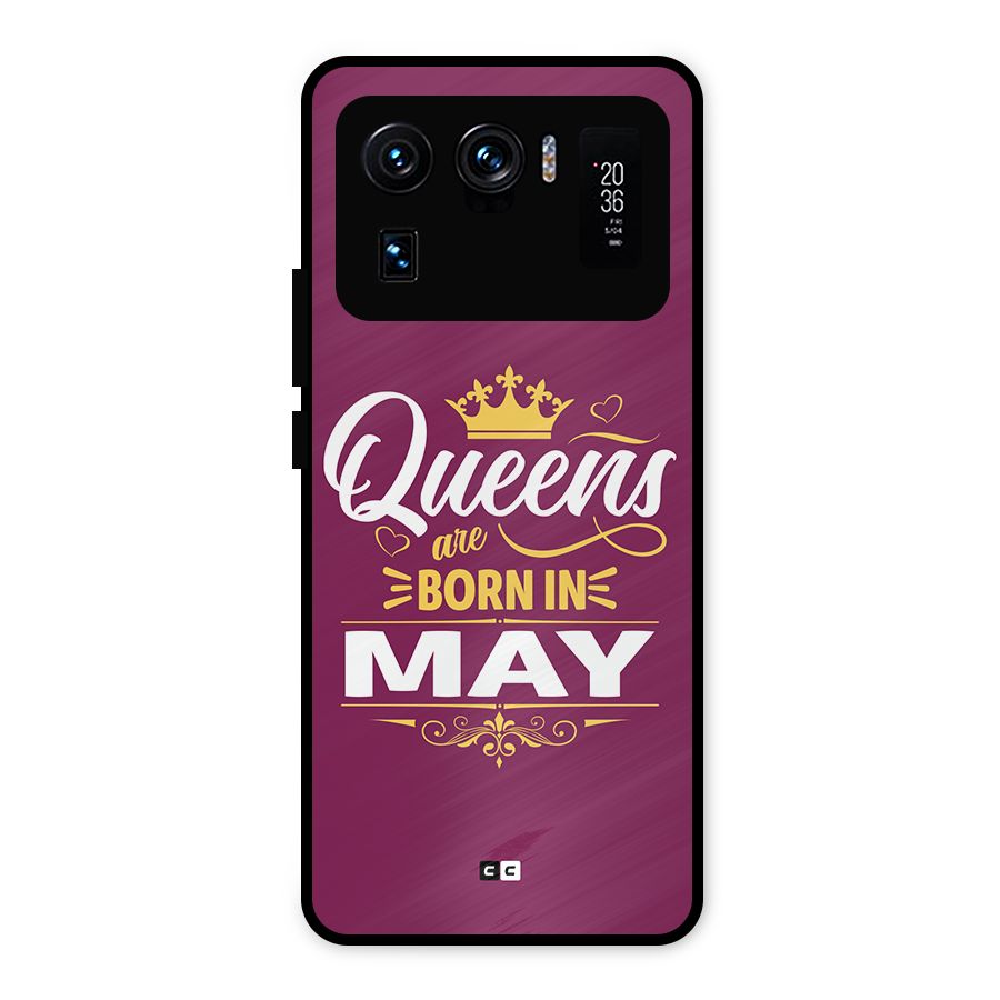 May Born Queens Metal Back Case for Mi 11 Ultra
