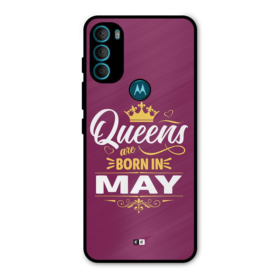 May Born Queens Metal Back Case for Moto G71 5G