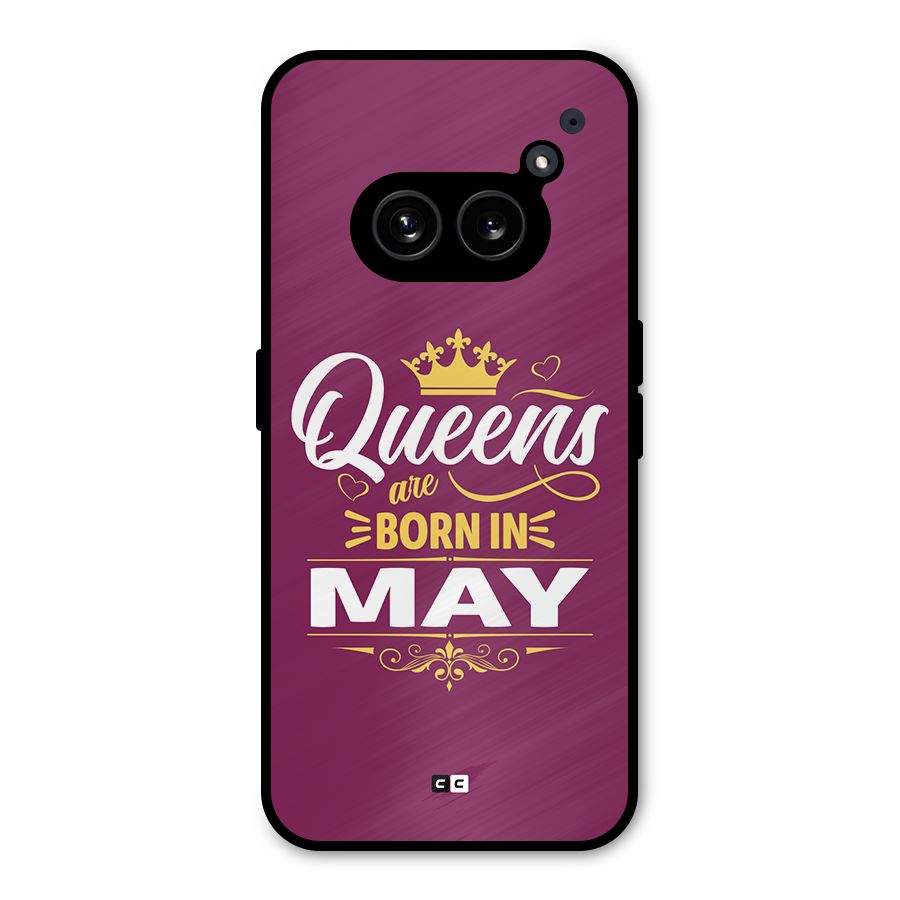 May Born Queens Metal Back Case for Nothing Phone 2a