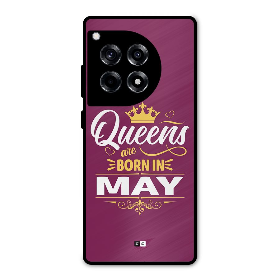 May Born Queens Metal Back Case for OnePlus 12R