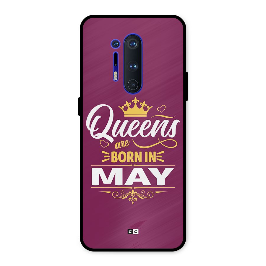 May Born Queens Metal Back Case for OnePlus 8 Pro