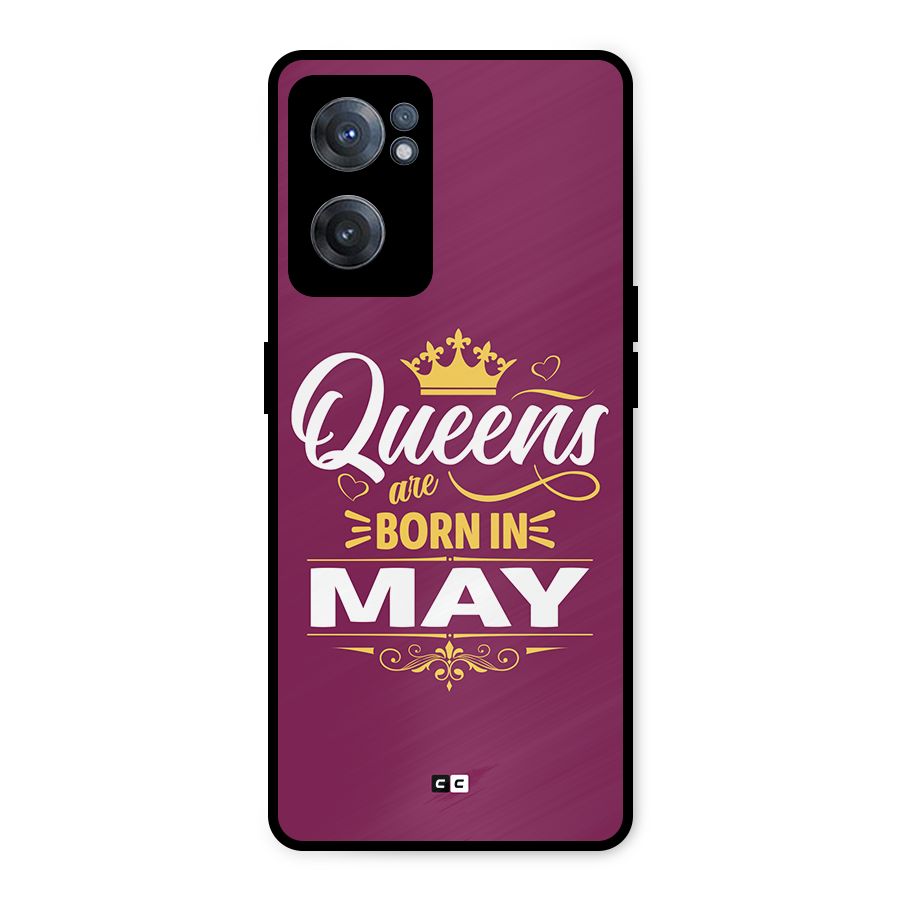 May Born Queens Metal Back Case for OnePlus Nord CE 2 5G