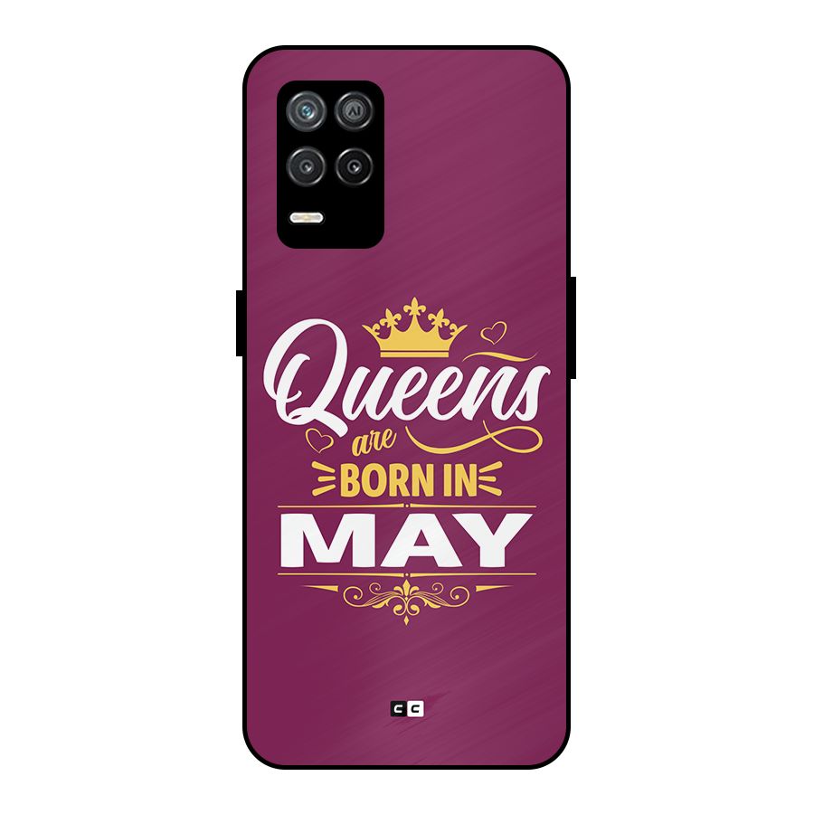 May Born Queens Metal Back Case for Realme 8 5G