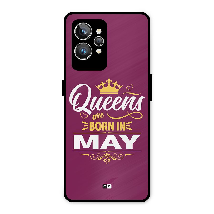 May Born Queens Metal Back Case for Realme GT2 Pro