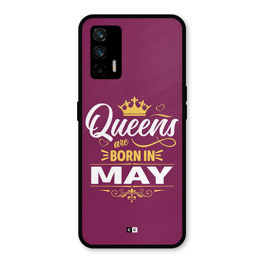 May Born Queens Metal Back Case for Realme GT 5G