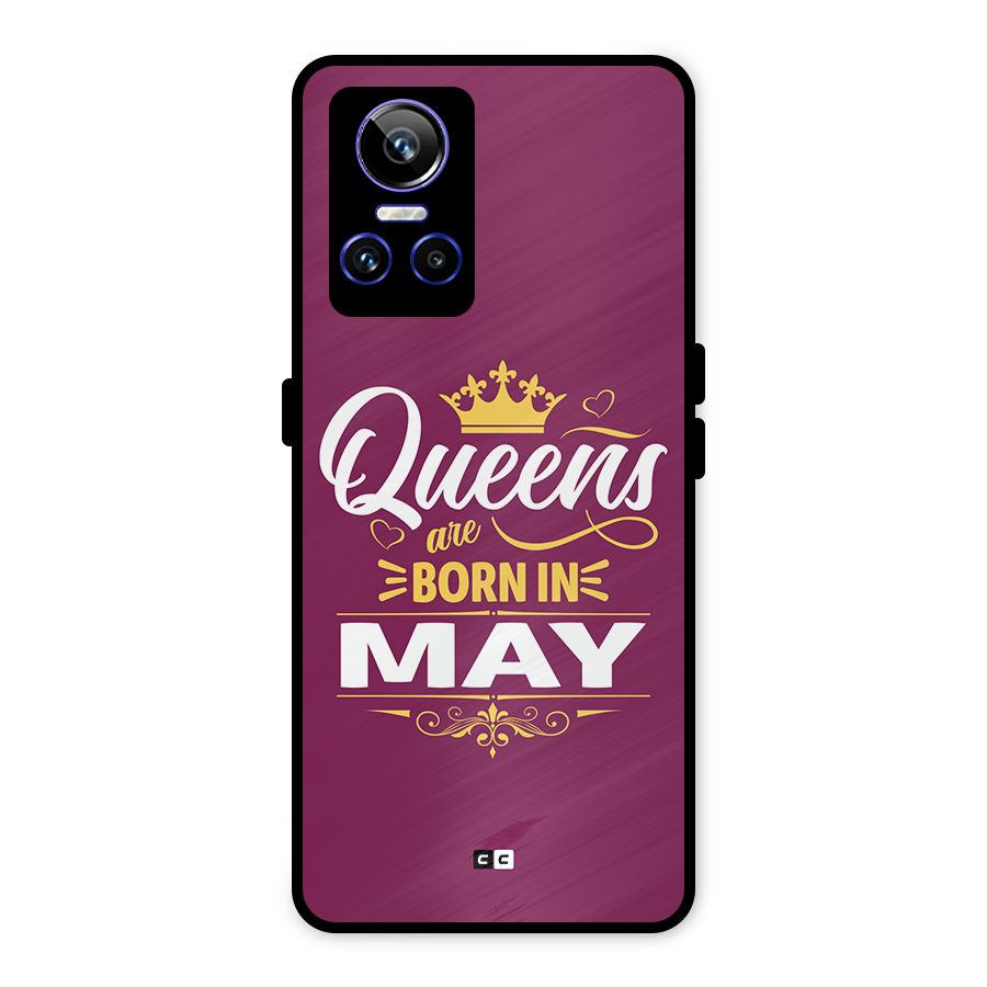 May Born Queens Metal Back Case for Realme GT Neo 3