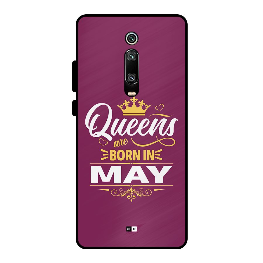 May Born Queens Metal Back Case for Redmi K20