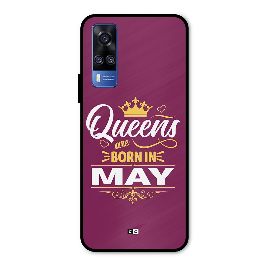 May Born Queens Metal Back Case for Vivo Y51A