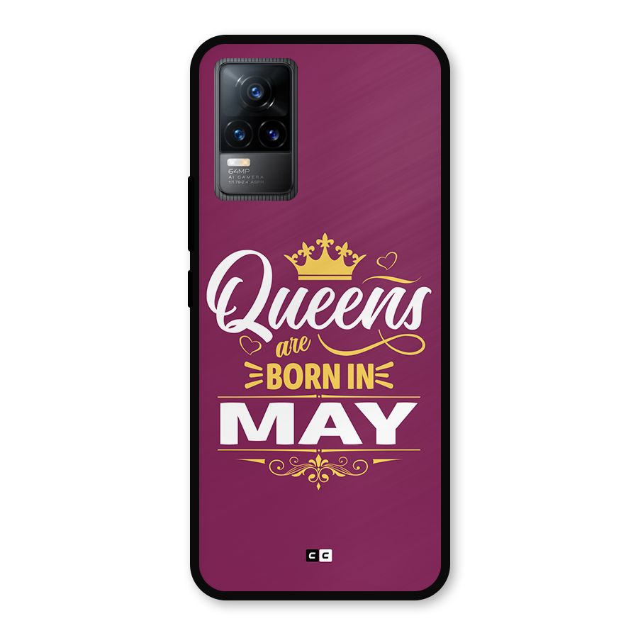 May Born Queens Metal Back Case for Vivo Y73