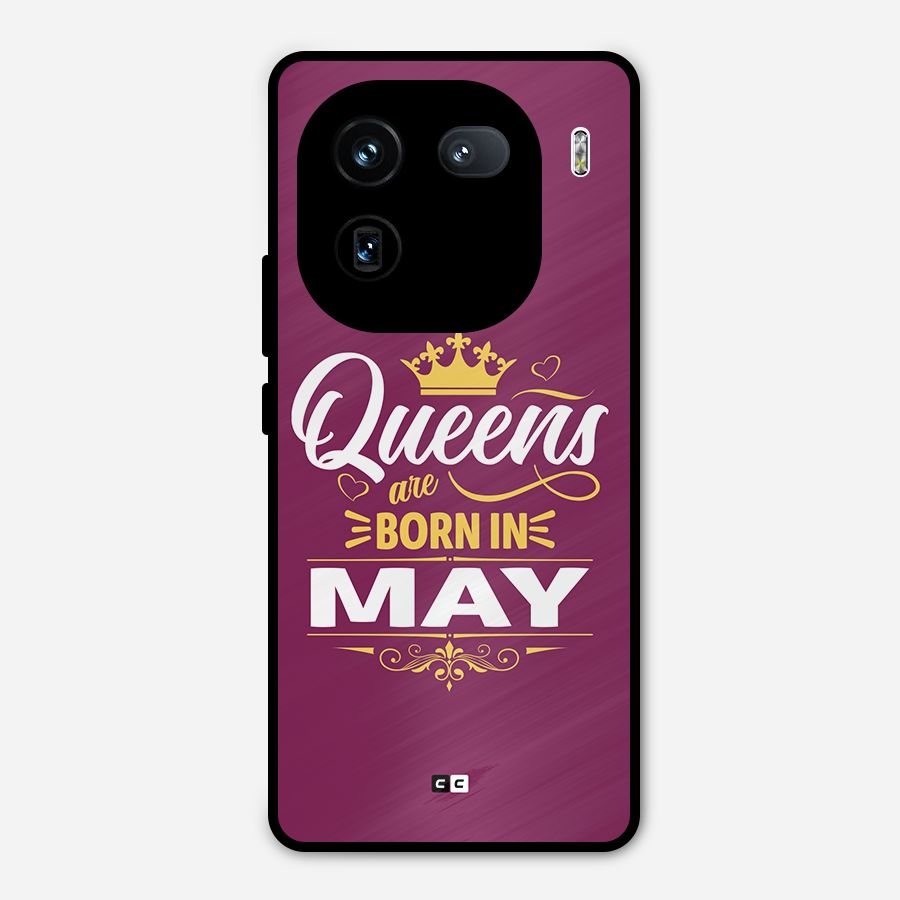 May Born Queens Metal Back Case for iQOO 12