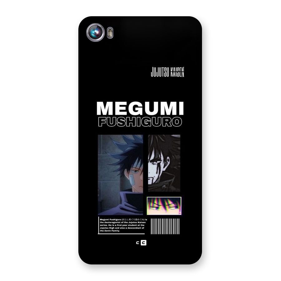 Megumi Fushiguro Back Case for Canvas Fire 4 (A107)