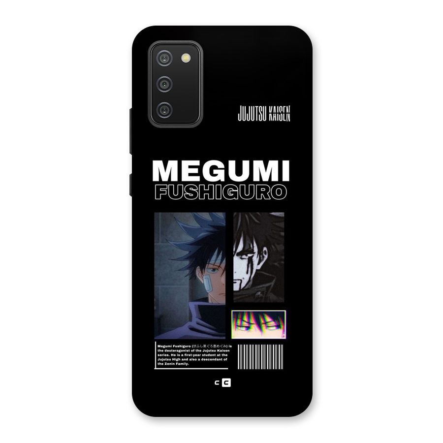 Megumi Fushiguro Back Case for Galaxy F02s
