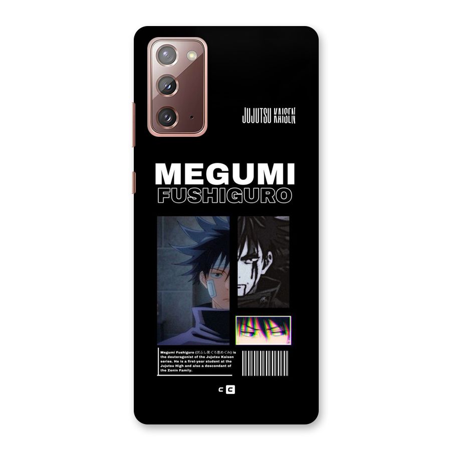 Megumi Fushiguro Back Case for Galaxy Note 20