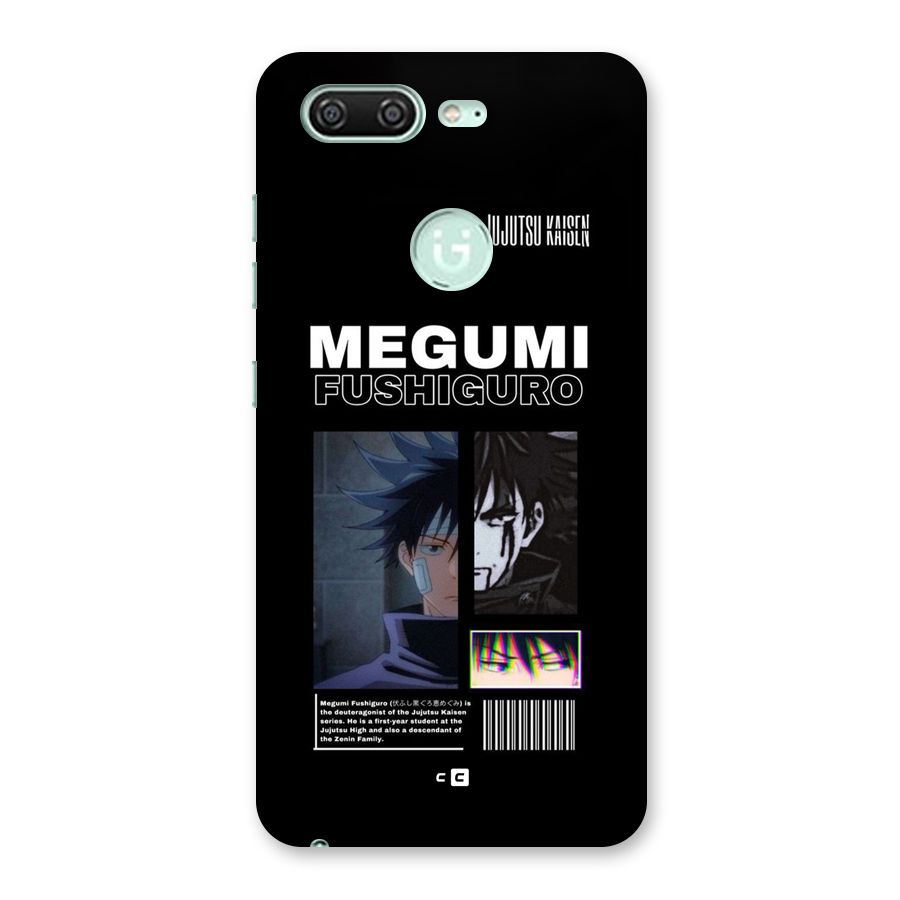 Megumi Fushiguro Back Case for Gionee S10