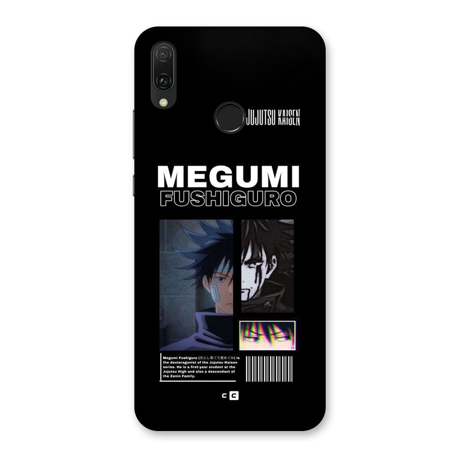 Megumi Fushiguro Back Case for Huawei Y9 (2019)