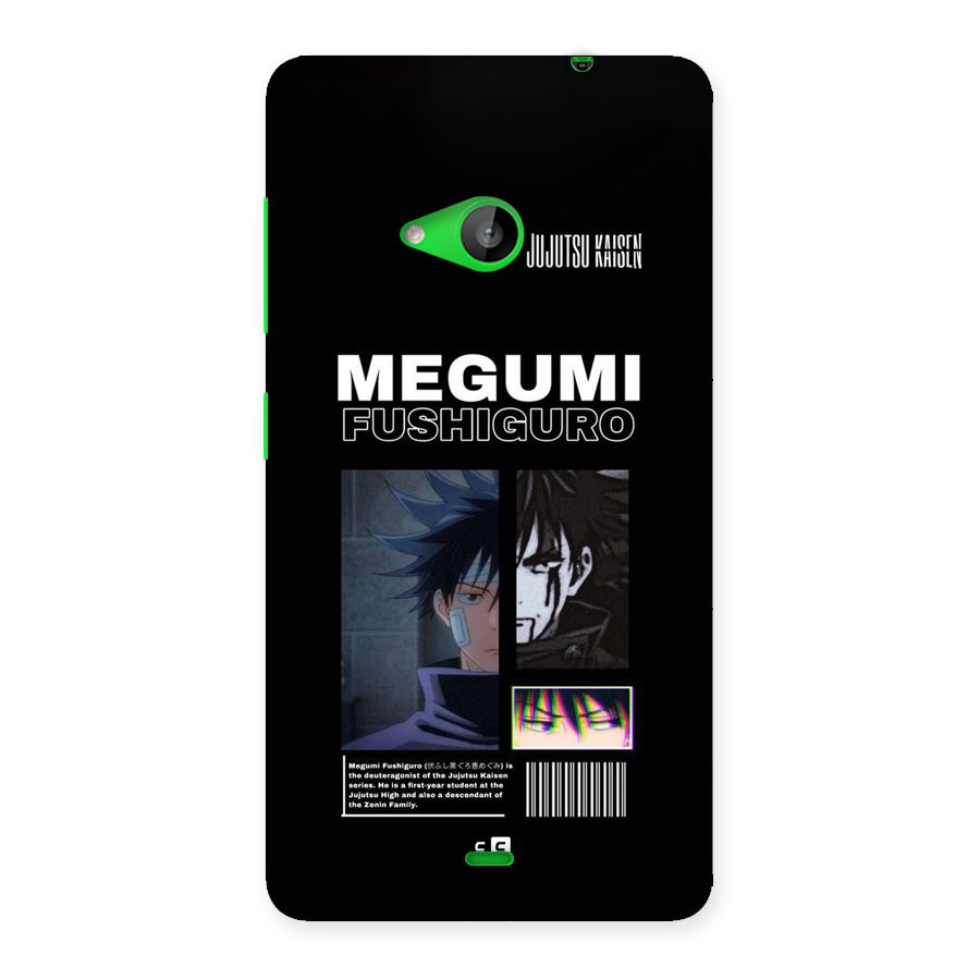 Megumi Fushiguro Back Case for Lumia 535