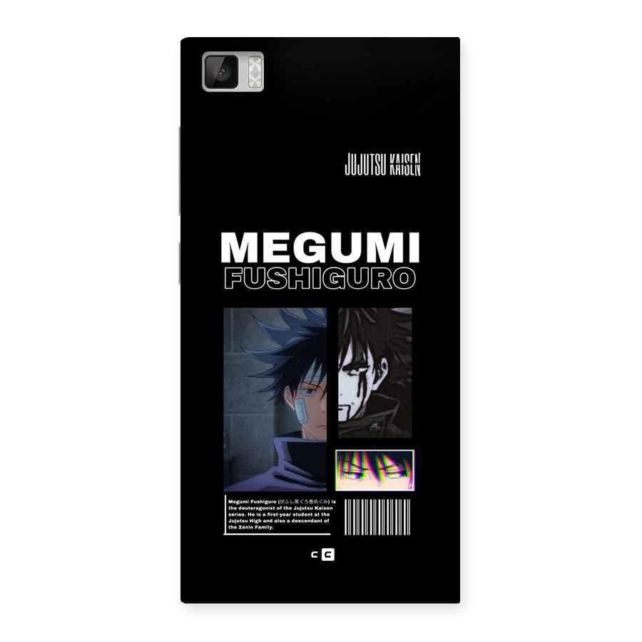Megumi Fushiguro Back Case for Mi3