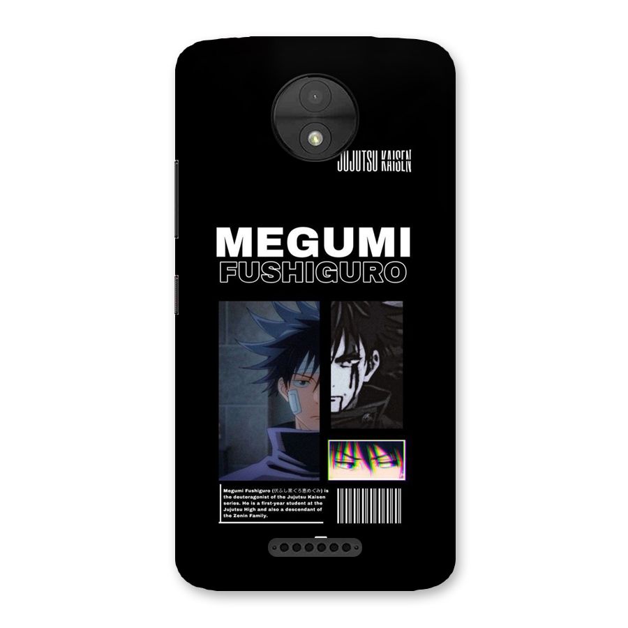 Megumi Fushiguro Back Case for Moto C