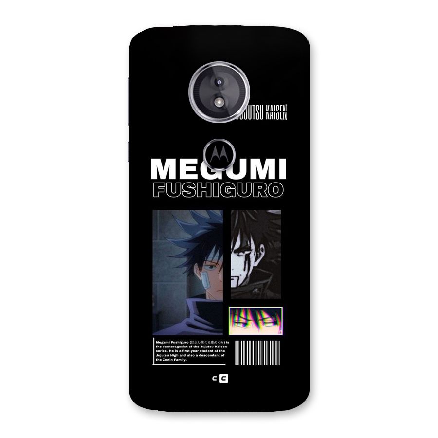 Megumi Fushiguro Back Case for Moto E5