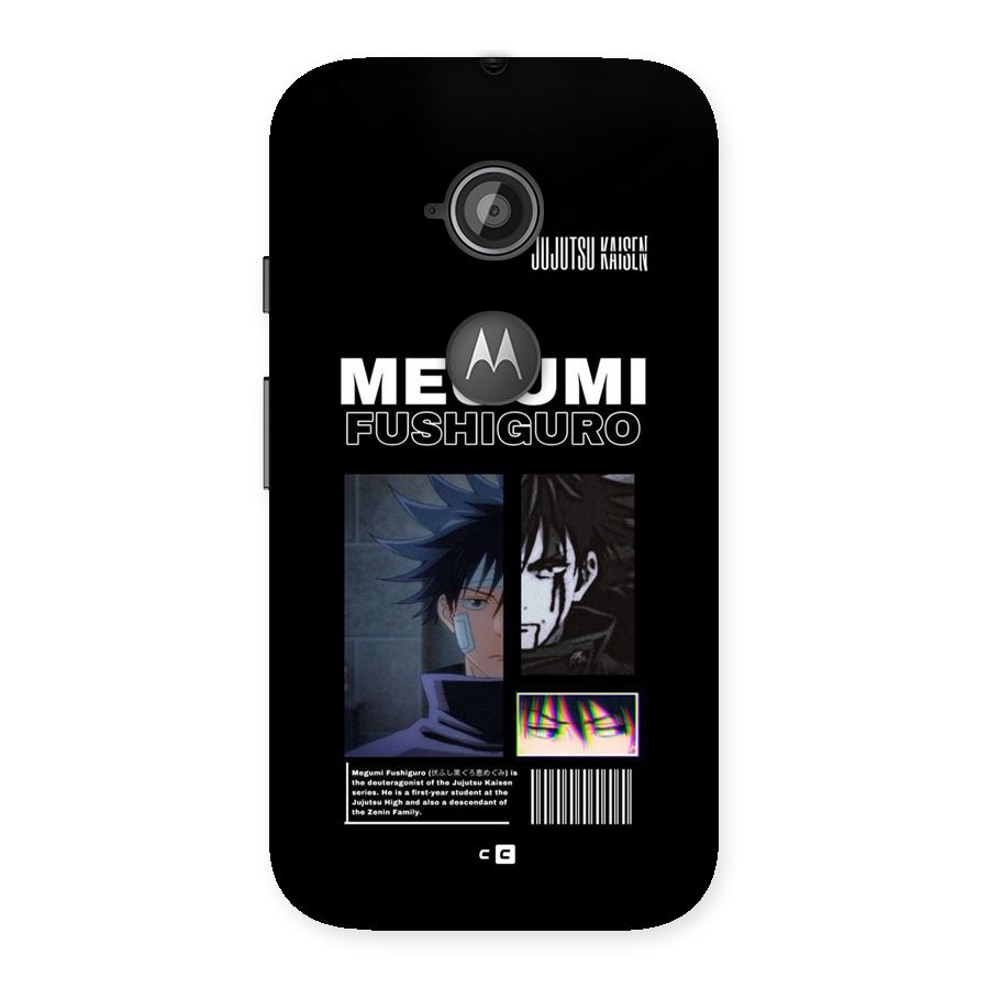 Megumi Fushiguro Back Case for Moto E 2nd Gen